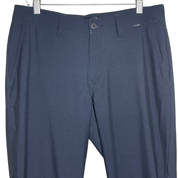 Travis Mathew Golf Pants Prestige Gyoza Black Pinstripes Pockets Sz 32 x 31 - Picture 2 of 14